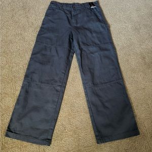 Gray cargo jeans